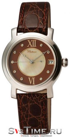 Platinor Женские серебряные наручные часы Platinor 97400.717