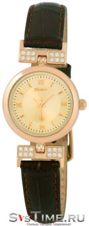 Platinor Женские золотые наручные часы Platinor 98256.416