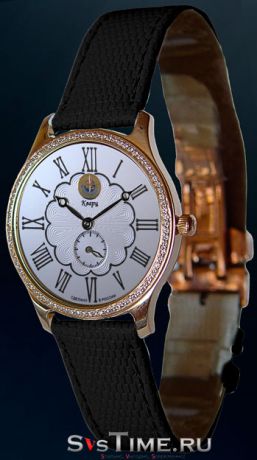 Континент Женские золотые российские наручные часы Континент 102.11.1064st Gold