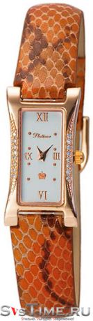 Platinor Женские золотые наручные часы Platinor 91751А.116