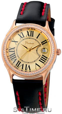 Platinor Мужские золотые наручные часы Platinor 50356.433