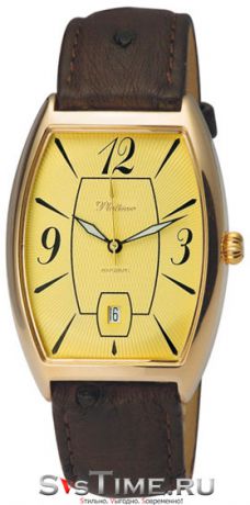 Platinor Мужские золотые наручные часы Platinor 54150.406