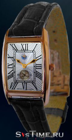Континент Мужские золотые российские наручные часы Континент 101.2.1064 Gold