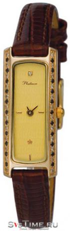 Platinor Женские золотые наручные часы Platinor 98755.404