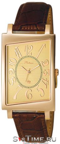 Platinor Мужские золотые наручные часы Platinor 54450.410