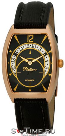 Platinor Мужские золотые наручные часы Platinor 52150.506