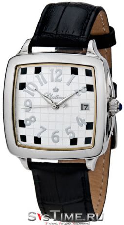 Platinor Мужские серебряные наручные часы Platinor 40400.127