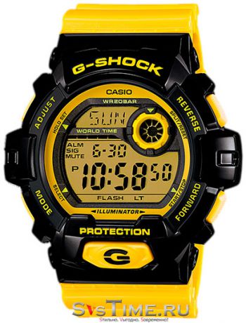 Casio Мужские японские спортивные наручные часы Casio G-8900SC-1Y