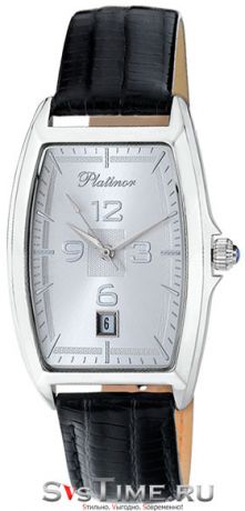 Platinor Мужские серебряные наручные часы Platinor 47700.210
