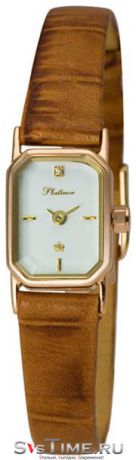 Platinor Женские золотые наручные часы Platinor 98450-1.101