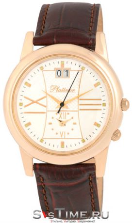 Platinor Мужские золотые наручные часы Platinor 40150.132