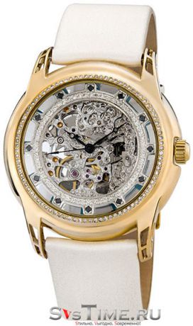 Platinor Женские золотые наручные часы Platinor 96361Д.156