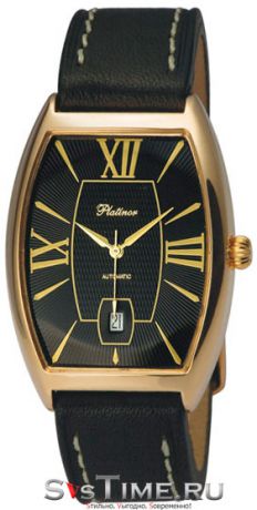 Platinor Мужские золотые наручные часы Platinor 54150.516