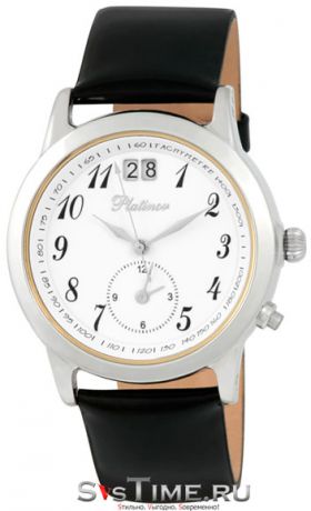 Platinor Мужские серебряные наручные часы Platinor 49100.105