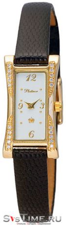 Platinor Женские золотые наручные часы Platinor 91711А.106