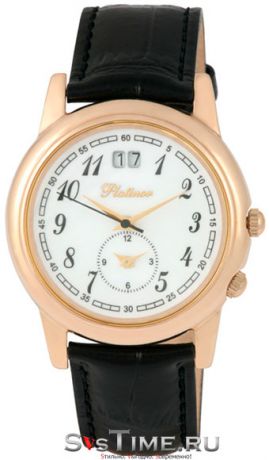 Platinor Мужские золотые наручные часы Platinor 40150.105