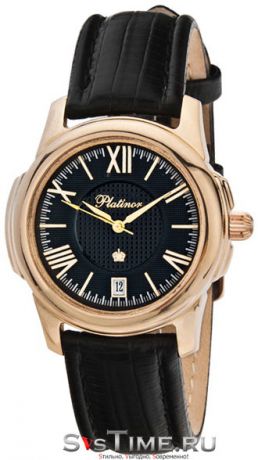 Platinor Мужские золотые наручные часы Platinor 41250.520