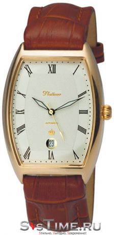 Platinor Мужские золотые наручные часы Platinor 54150.115