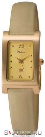Platinor Женские золотые наручные часы Platinor 200150.406