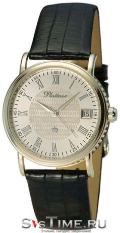 Platinor Мужские золотые наручные часы Platinor 53540.221