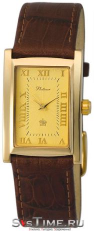 Platinor Мужские золотые наручные часы Platinor 50210.421