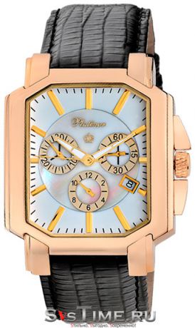 Platinor Мужские золотые наручные часы Platinor 40650.107