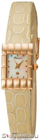 Platinor Женские золотые наручные часы Platinor 90150.301