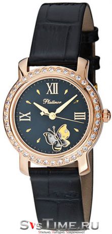 Platinor Женские золотые наручные часы Platinor 97956.535