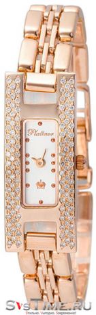 Platinor Женские золотые наручные часы Platinor 90451.101