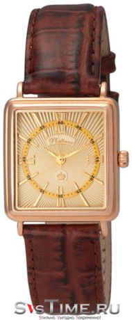 Platinor Мужские золотые наручные часы Platinor 54950.420