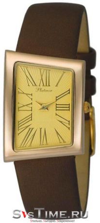Platinor Женские золотые наручные часы Platinor 47450.421