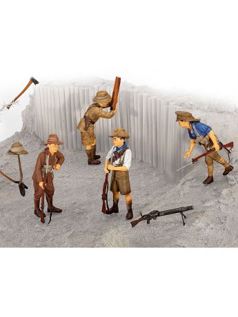 Revell Набор миниатюр ANZAC Infantry 1915