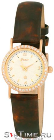 Platinor Женские золотые наручные часы Platinor 98156.112