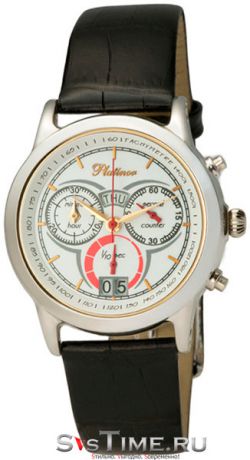 Platinor Мужские серебряные наручные часы Platinor 47100.101