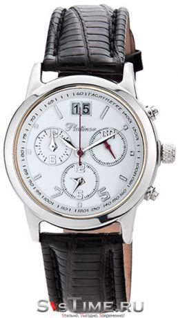 Platinor Мужские серебряные наручные часы Platinor 58400.106