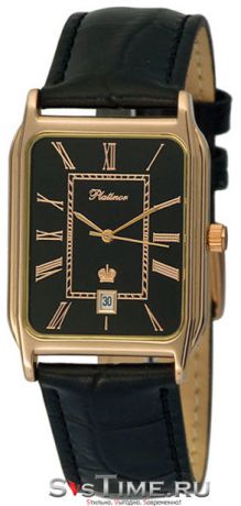 Platinor Мужские золотые наручные часы Platinor 50850.520