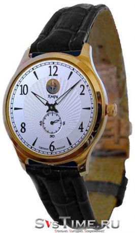 Континент Мужские золотые российские наручные часы Континент 102.7.1064 Gold