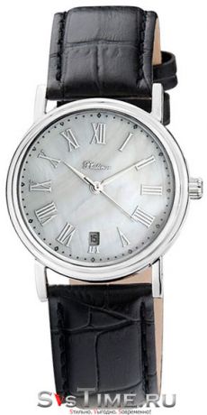 Platinor Мужские серебряные наручные часы Platinor 50600.315