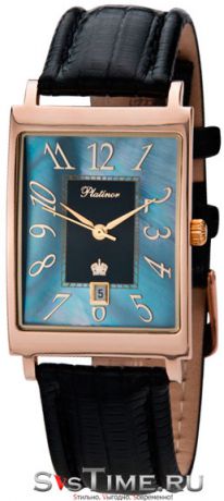 Platinor Мужские золотые наручные часы Platinor 54350-1.807