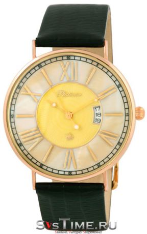 Platinor Женские золотые наручные часы Platinor 56750.423