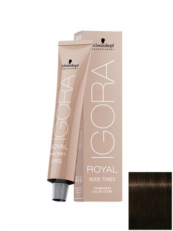IGORA Краска для волос Igora Royal Nude Tones Collection 4-46 60ml