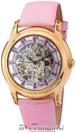 Platinor Женские золотые наручные часы Platinor 96360Д.856