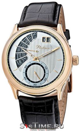 Platinor Мужские золотые наручные часы Platinor 52750.228
