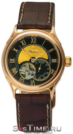 Platinor Мужские золотые наручные часы Platinor 56450.520