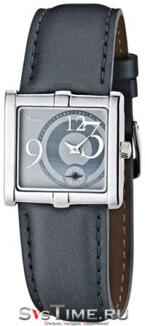 Platinor Женские серебряные наручные часы Platinor 93500.232 серый ремешок