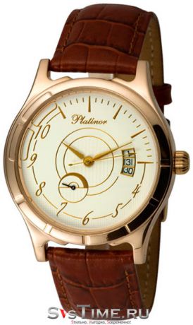 Platinor Мужские золотые наручные часы Platinor 47850.128