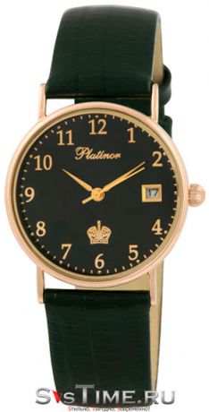 Platinor Мужские золотые наручные часы Platinor 54550.505