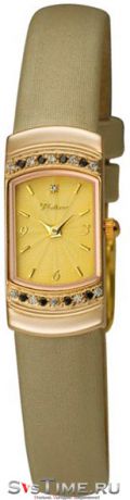 Platinor Женские золотые наручные часы Platinor 98356.412