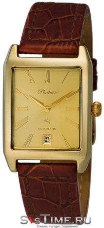 Platinor Мужские золотые наручные часы Platinor 51910.415