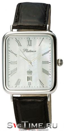 Platinor Мужские серебряные наручные часы Platinor 54600.315